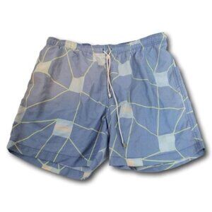 Mens J. McLaughlin Geometric Flagstaff Swim Trunks Size: XL